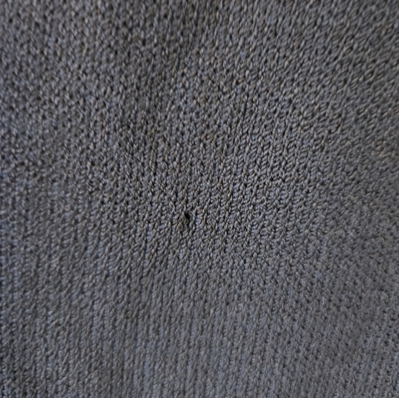 ST. JOHN Knit Long Skirt Size 8 Women Navy Santana Cocktail Thick Flawed - Picture 5 of 10